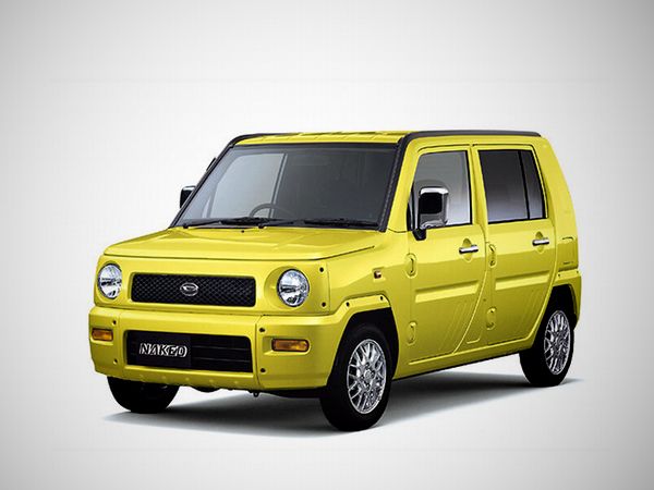 ▲1999年から2003年まで販売された軽自動車、ダイハツ ネイキッド。車名のとおり、ネイキッドなデザインが非常に印象的な1台だった